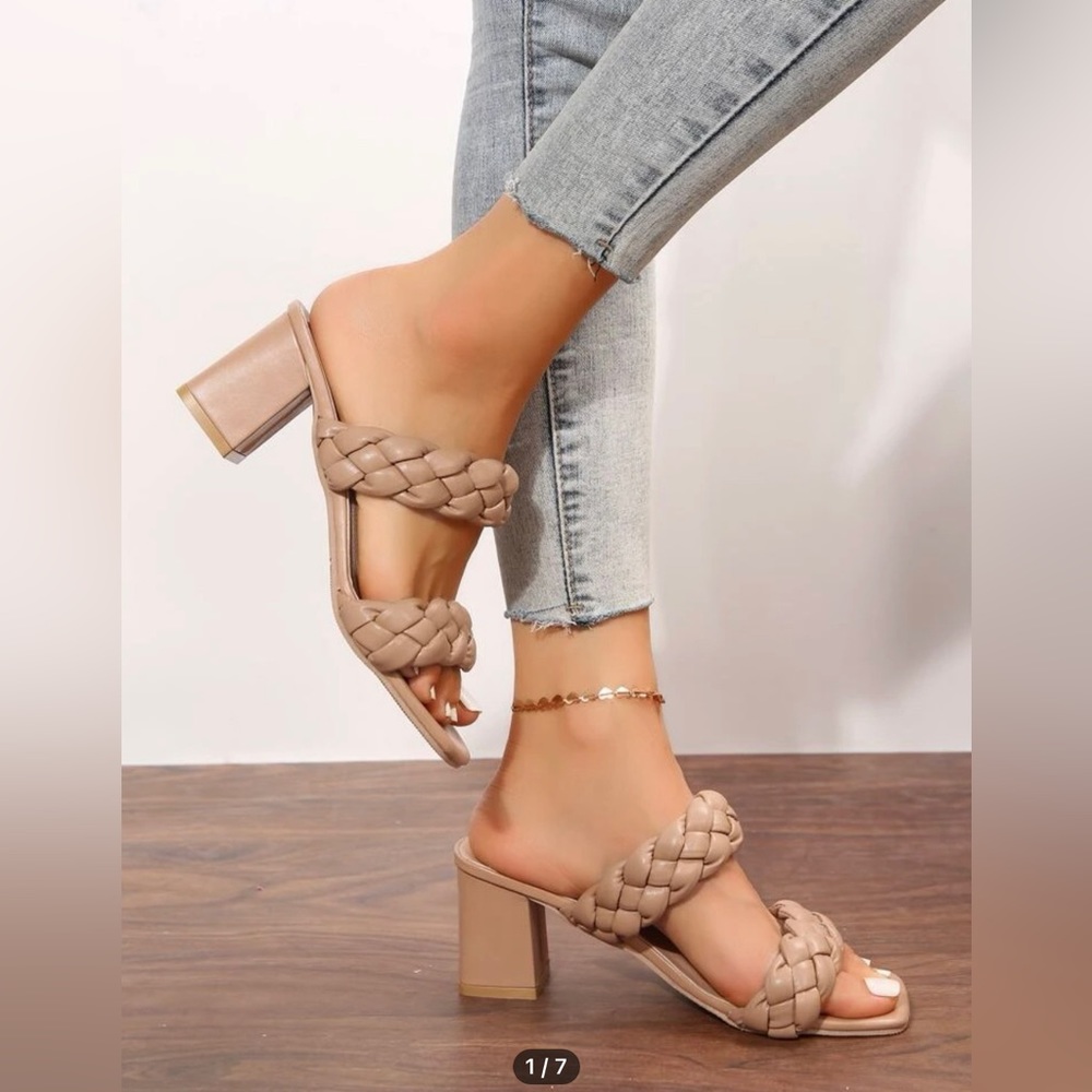 Dolce Vita Nairi Braided Strappy Sandal -  Size 8.5 worn once
